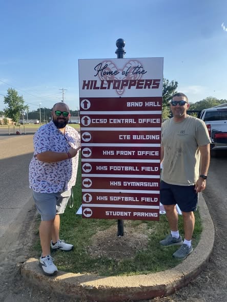 Professional office signage mounted on exterior building wall